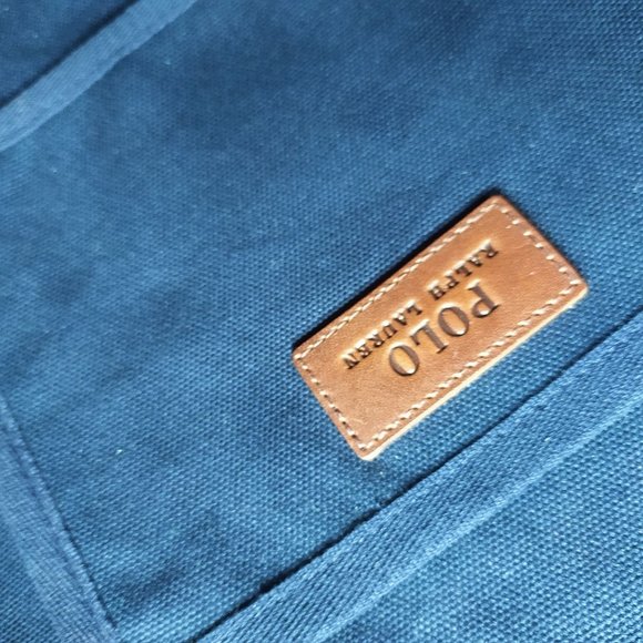 Polo Ralph Lauren Big Pony Canvas Tote Navy - Picture 15 of 16